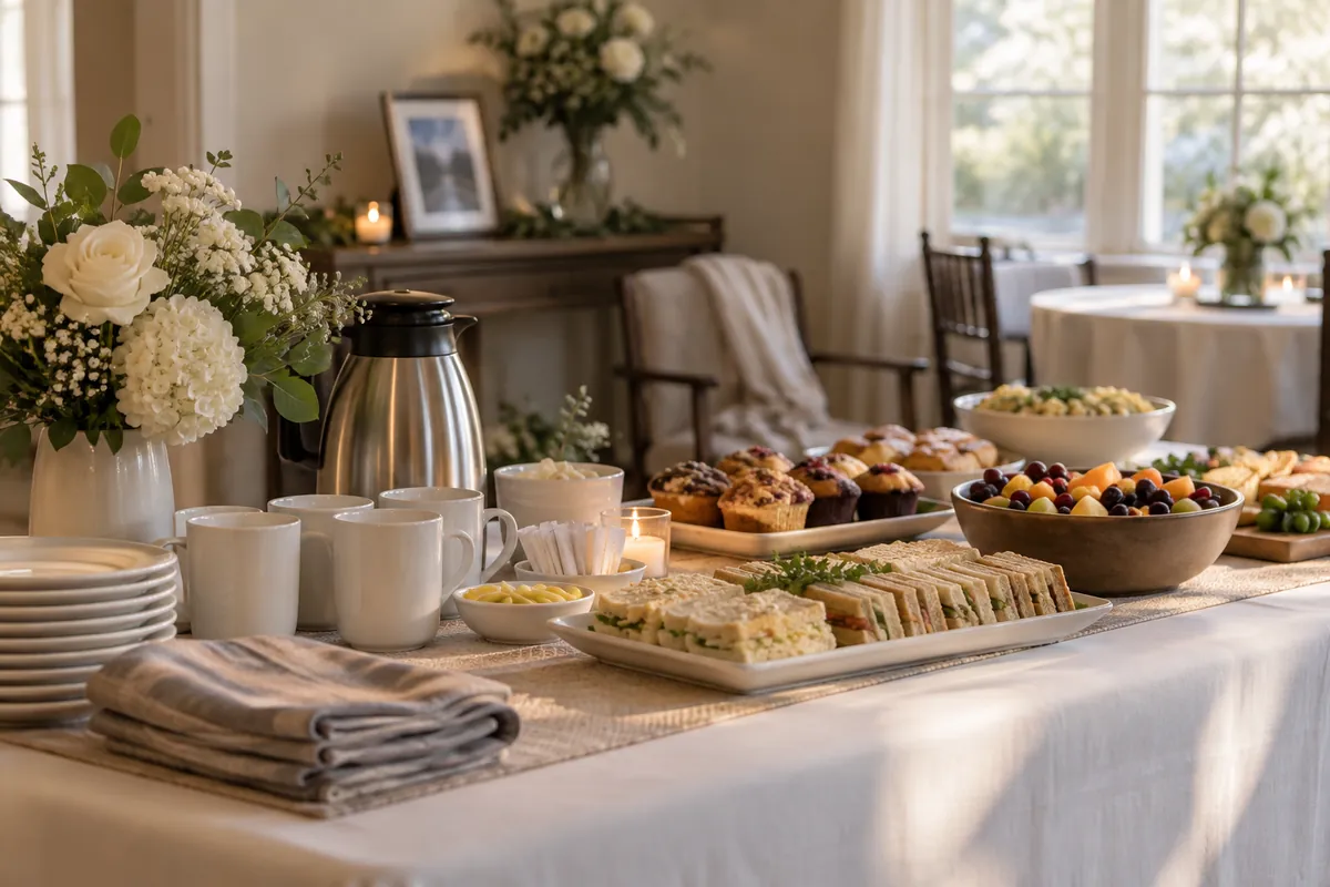 Funeral Reception Ideas: Food, Setup, and What to Expect