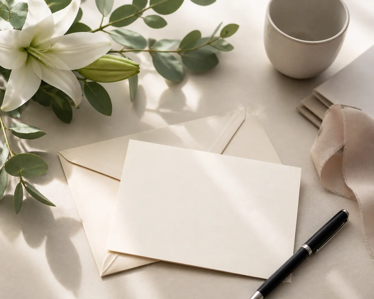 Detail related to How to Write a Thank You Note After a Funeral