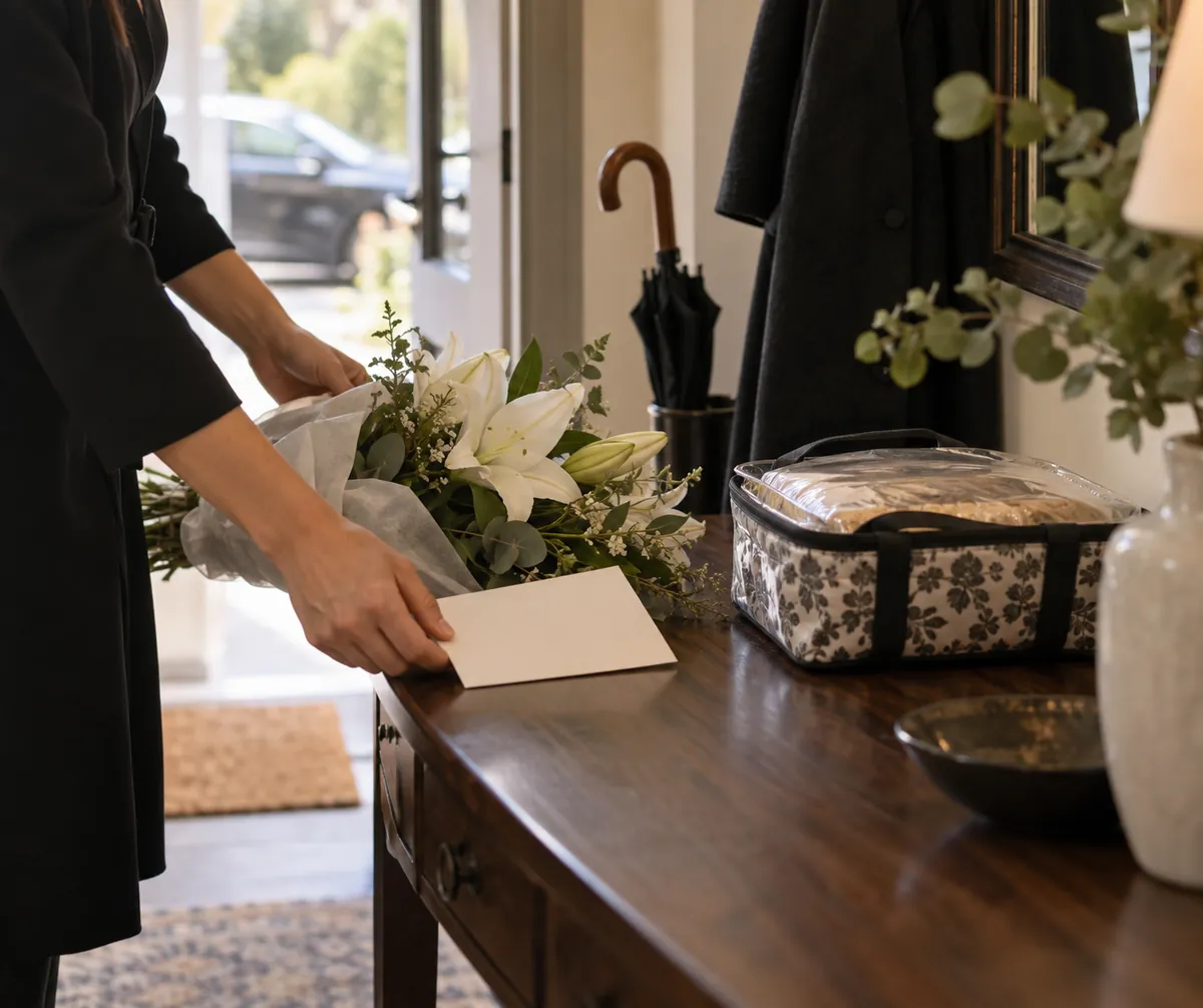 Illustration supporting What to Bring to a Funeral: A Respectful Guide