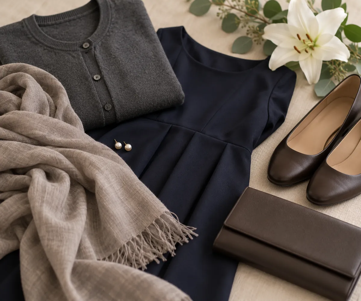 Detail related to What to Wear to a Funeral When You Don't Own Black