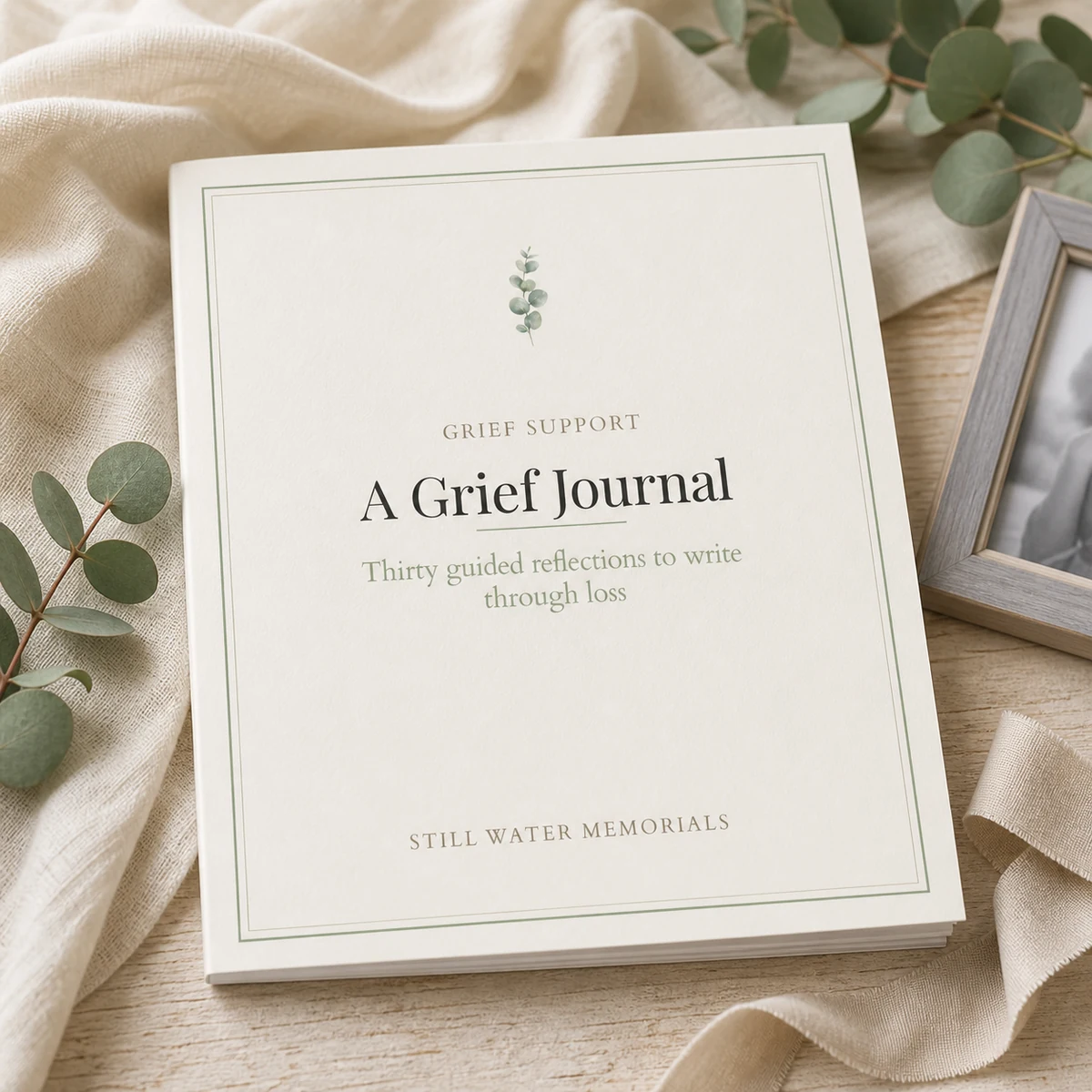 A Grief Journal — A guided grief workbook with writing prompts